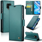 Custodia portafoglio in pelle con fibbia per Xiaomi Mi 10T e Redm