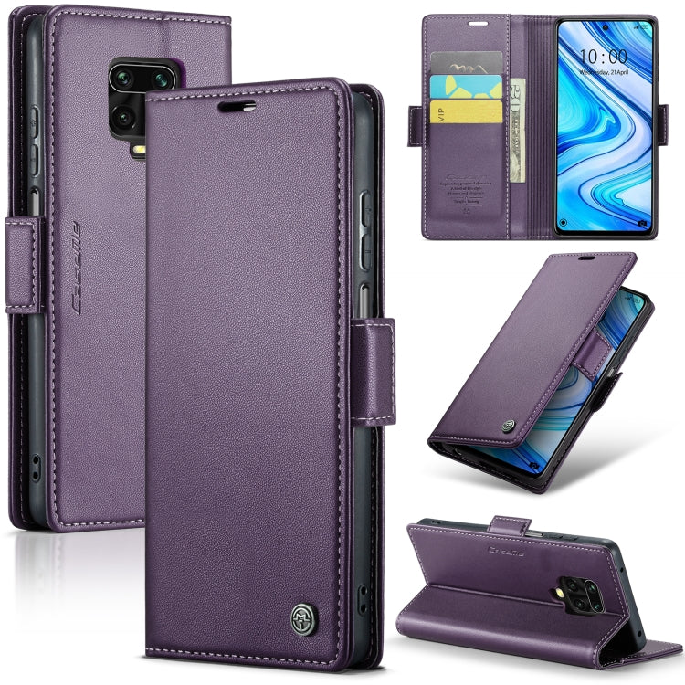 Custodia portafoglio in pelle con fibbia per Xiaomi Mi 10T e Redm