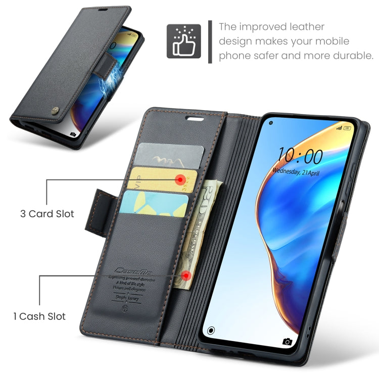 Custodia portafoglio in pelle con fibbia per Xiaomi Mi 10T e Redm