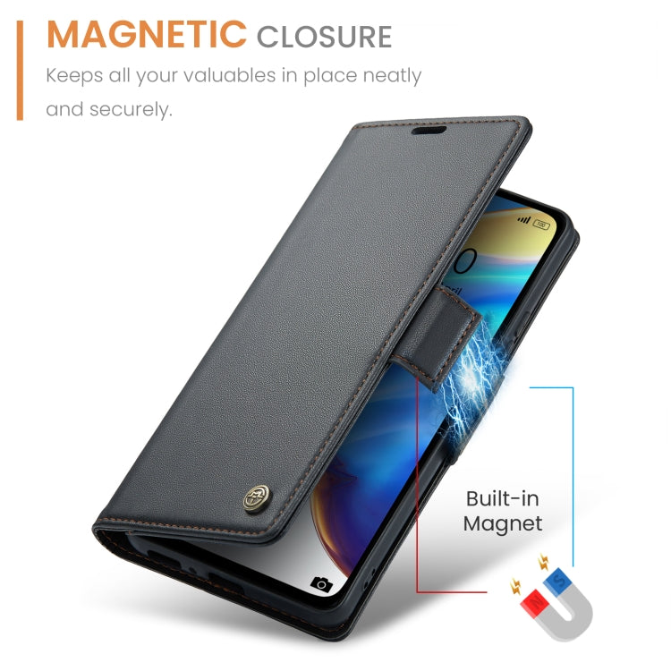 Custodia portafoglio in pelle con fibbia per Xiaomi Mi 10T e Redm