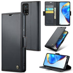 Custodia portafoglio in pelle con fibbia per Xiaomi Mi 10T e Redm