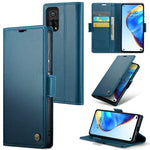 Custodia portafoglio in pelle con fibbia per Xiaomi Mi 10T e Redm
