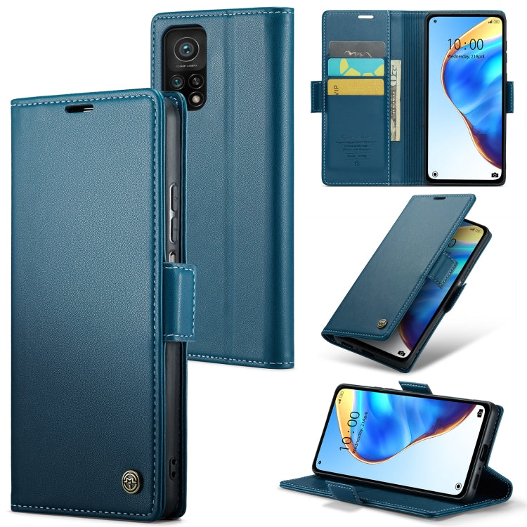 Custodia portafoglio in pelle con fibbia per Xiaomi Mi 10T e Redm