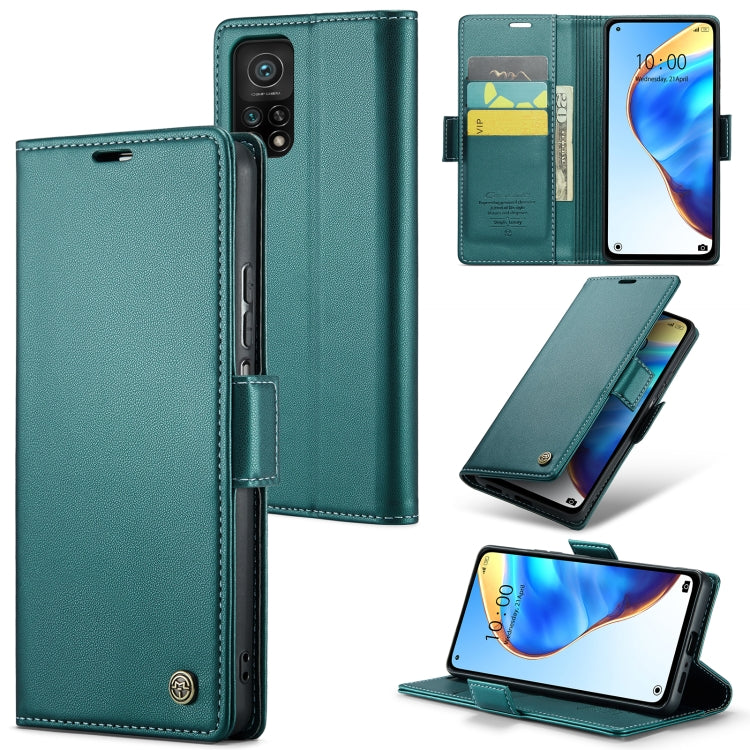 Custodia portafoglio in pelle con fibbia per Xiaomi Mi 10T e Redm