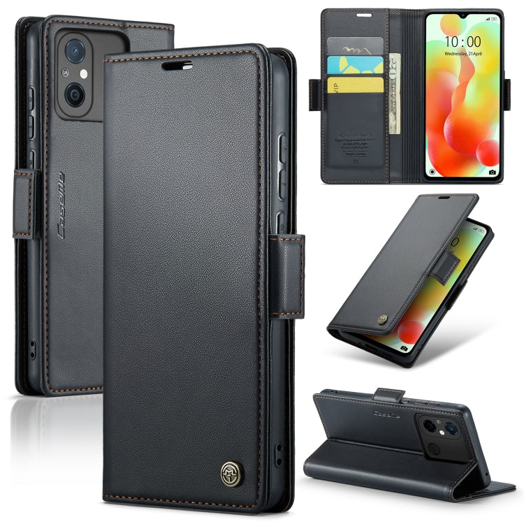 Custodia per telefono in pelle antifurto RFID CaseMe 023 con fibbia a farfalla, For Xiaomi Poco X5 Pro 5G, For Xiaomi Poco X5 5G, For Xiaomi Redmi 11A/12C, For Xiaomi 13 Lite