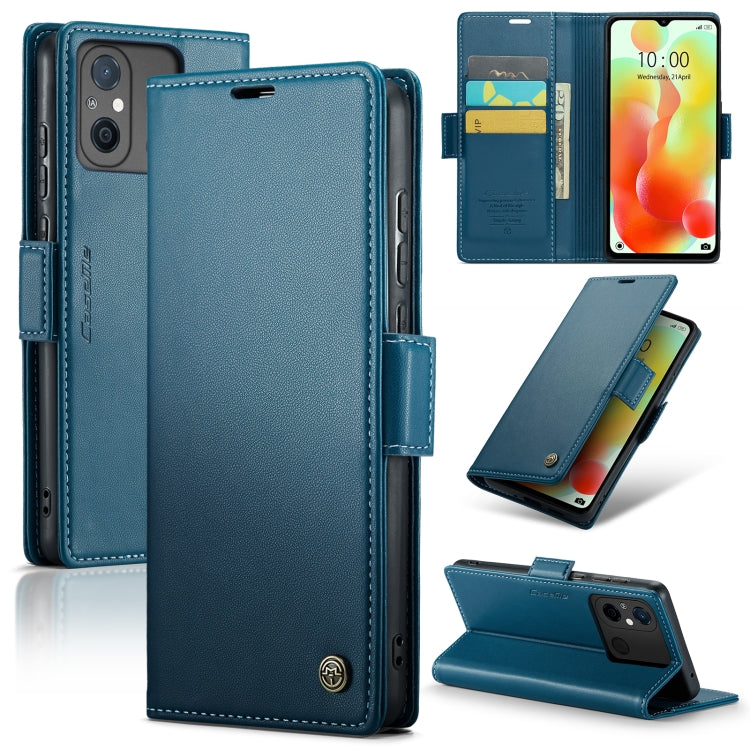 Custodia portafoglio in pelle con fibbia per Xiaomi Poco X5 Pro