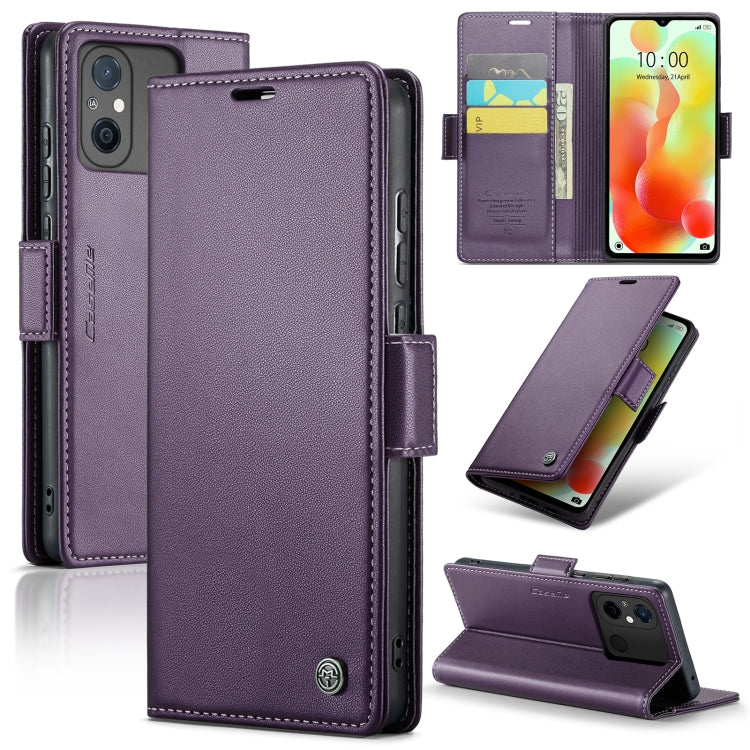 Custodia portafoglio in pelle con fibbia per Xiaomi Poco X5 Pro