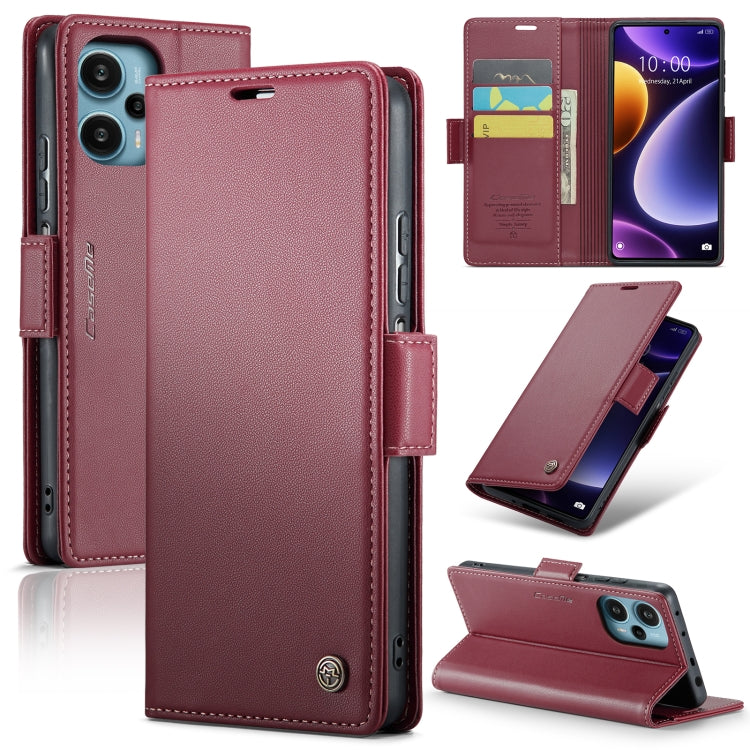 Custodia portafoglio in pelle con fibbia per Xiaomi
