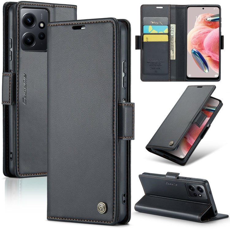 Custodia portafoglio in pelle con fibbia per Xiaomi