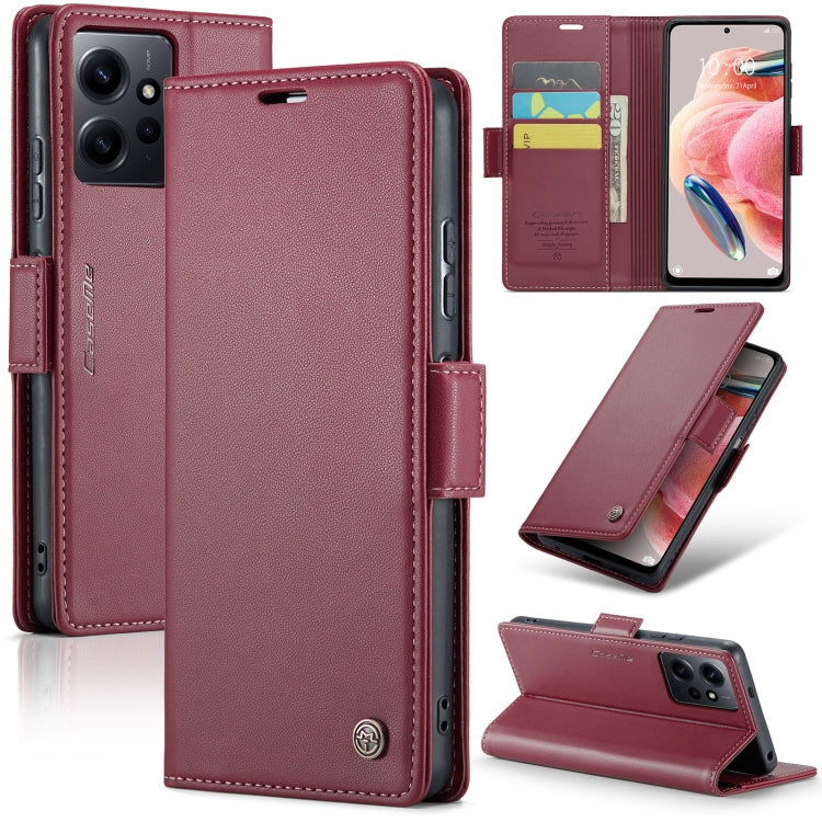 Custodia portafoglio in pelle con fibbia per Xiaomi