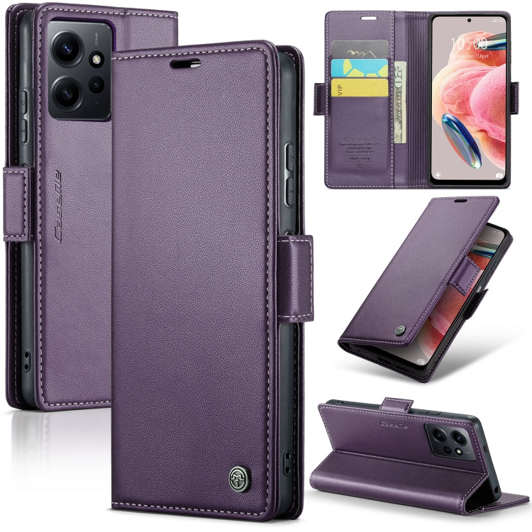 Custodia portafoglio in pelle con fibbia per Xiaomi