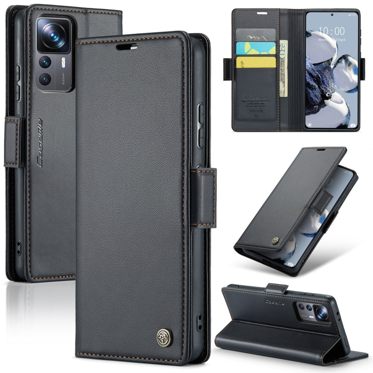 Custodia portafoglio in pelle con fibbia per Xiaomi