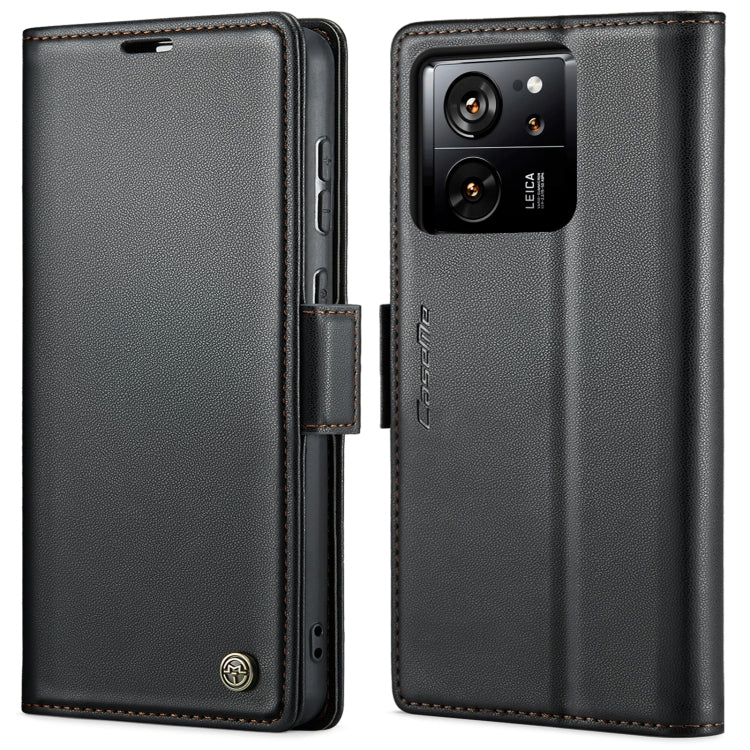Custodia per telefono in pelle antifurto RFID CaseMe 023 con fibbia a farfalla, For Xiaomi 13T/13T Pro, For Xiaomi Poco F5 5G/Redmi Note 12 Turbo 5G, For Xiaomi Redmi Note 12 4G Global, For Xiaomi Redmi Note 12 Pro+ 5G Global