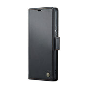 Custodia per telefono in pelle antifurto RFID CaseMe 023 con fibbia a farfalla, For Xiaomi 13T/13T Pro, For Xiaomi Poco F5 5G/Redmi Note 12 Turbo 5G, For Xiaomi Redmi Note 12 4G Global, For Xiaomi Redmi Note 12 Pro+ 5G Global