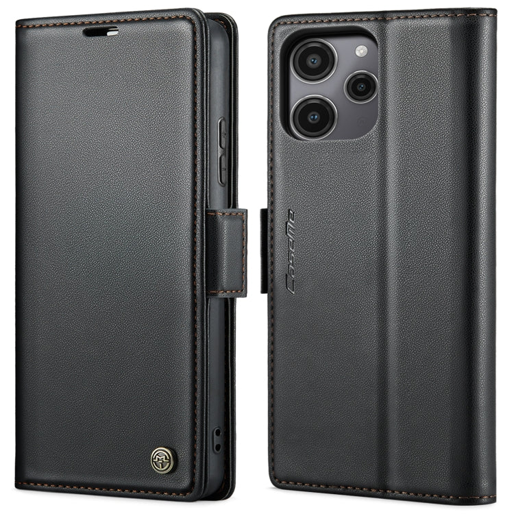 Custodia portafoglio in pelle con RFID per Xiaomi Redmi Note 13