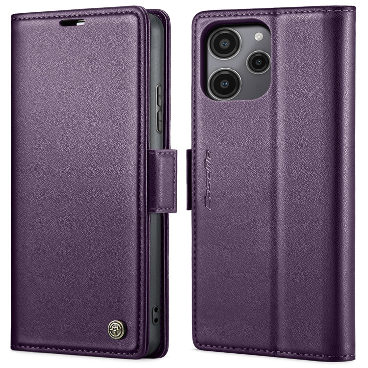 Custodia portafoglio in pelle con RFID per Xiaomi Redmi Note 13
