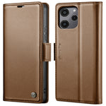 Custodia portafoglio in pelle con fibbia per Xiaomi Redmi