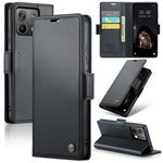 Custodia portafoglio in pelle con RFID per Xiaomi Redmi Note 13