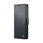 Custodia portafoglio in pelle con RFID per Xiaomi Redmi Note 13