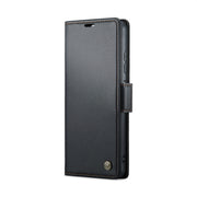 Custodia per telefono in pelle antifurto RFID CaseMe 023 con fibbia a farfalla, For Xiaomi Redmi Note 13 5G, For Xiaomi Redmi Note 13 Pro+ 5G, For Xiaomi Redmi Note 13 Pro 5G, For Xiaomi Redmi 12 4G／12 5G／Note 12R／POCO M6 Pro 5G