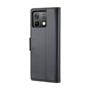 Custodia per telefono in pelle antifurto RFID CaseMe 023 con fibbia a farfalla, For Xiaomi Redmi Note 13 5G, For Xiaomi Redmi Note 13 Pro+ 5G, For Xiaomi Redmi Note 13 Pro 5G, For Xiaomi Redmi 12 4G／12 5G／Note 12R／POCO M6 Pro 5G
