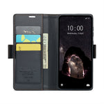 Custodia portafoglio in pelle con RFID per Xiaomi Redmi Note 13