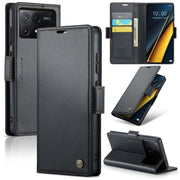 Custodia per telefono in pelle antifurto RFID CaseMe 023 con fibbia a farfalla, For Xiaomi Poco X6 Pro 5G/Redmi K70E 5G, For Xiaomi Poco X6 5G, For Xiaomi 14 Pro, For Xiaomi 14