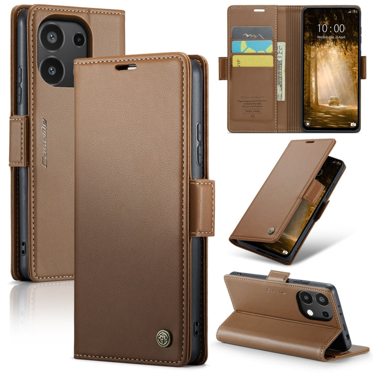 Custodia portafoglio in pelle con fibbia per Xiaomi Redmi