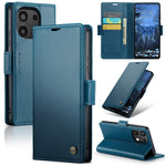 Custodia portafoglio in pelle con fibbia per Xiaomi Redmi