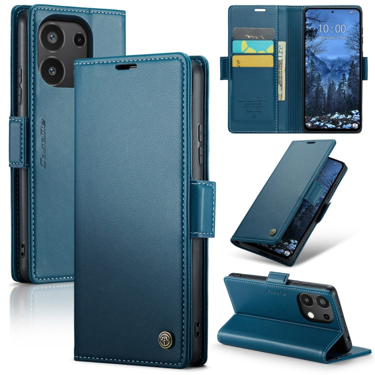 Custodia portafoglio in pelle con fibbia per Xiaomi Redmi