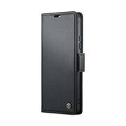 Custodia per telefono in pelle antifurto RFID CaseMe 023 con fibbia a farfalla, For Xiaomi Redmi Note 13 Pro 4G, For Xiaomi Redmi Note 13 4G, For Xiaomi Redmi 13C 4G / 13C 5G, For Xiaomi Poco C65 4G