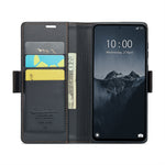 Custodia portafoglio in pelle con fibbia per Xiaomi Redmi