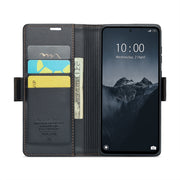 Custodia per telefono in pelle antifurto RFID CaseMe 023 con fibbia a farfalla, For Xiaomi Redmi Note 13 Pro 4G, For Xiaomi Redmi Note 13 4G, For Xiaomi Redmi 13C 4G / 13C 5G, For Xiaomi Poco C65 4G