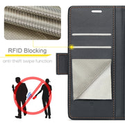 Custodia per telefono in pelle antifurto RFID CaseMe 023 con fibbia a farfalla, For Xiaomi Redmi Note 13 Pro 4G, For Xiaomi Redmi Note 13 4G, For Xiaomi Redmi 13C 4G / 13C 5G, For Xiaomi Poco C65 4G