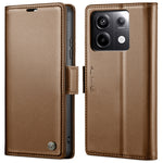 Custodia portafoglio in pelle con fibbia per Xiaomi Redmi