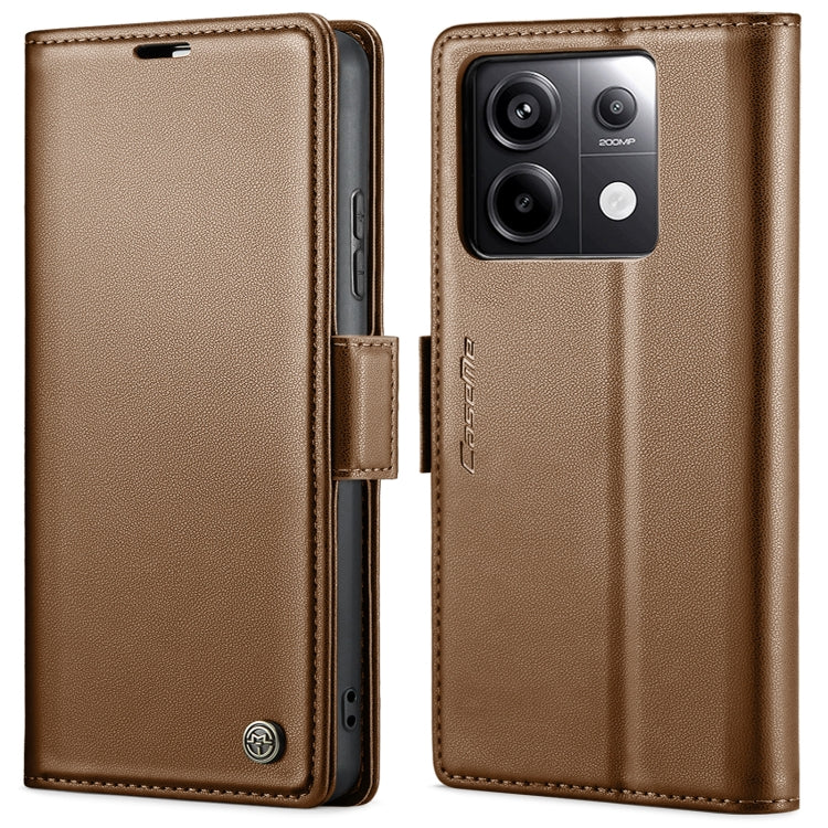 Custodia portafoglio in pelle con fibbia per Xiaomi Redmi