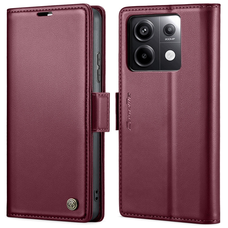 Custodia portafoglio in pelle con fibbia per Xiaomi Redmi