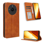 Custodia in pelle con fibbia magnetica per Realme 11 4G