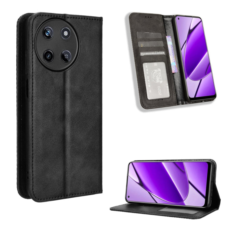 Custodia in pelle con fibbia magnetica per Realme 11 4G