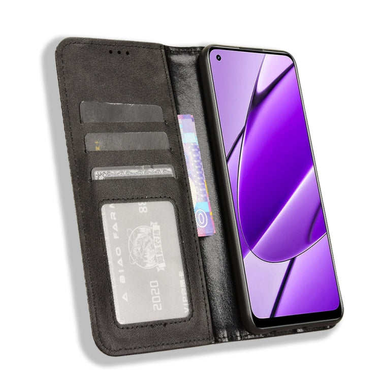 Custodia in pelle con fibbia magnetica per Realme 11 4G