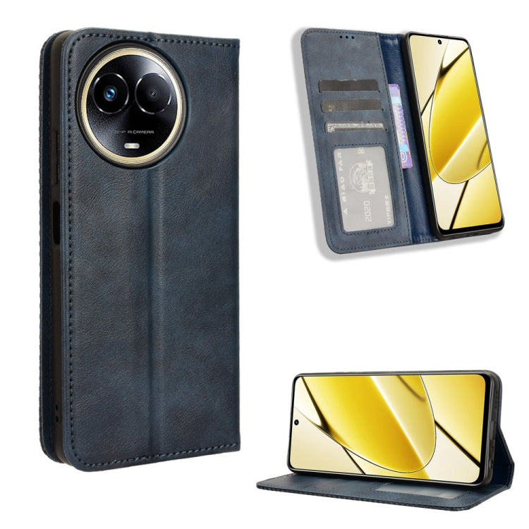 Custodia in pelle con fibbia magnetica per Realme 11 4G