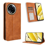 Custodia in pelle con fibbia magnetica per Realme 11 4G