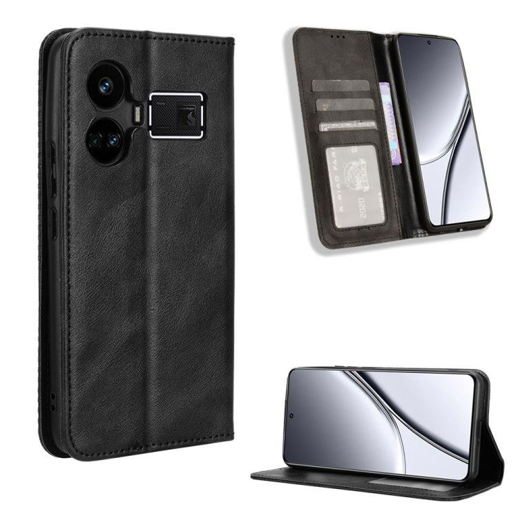 Custodia in pelle con fibbia magnetica per Realme 11 4G