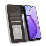 Custodia in pelle con fibbia magnetica per Realme 12 e 12X 5G