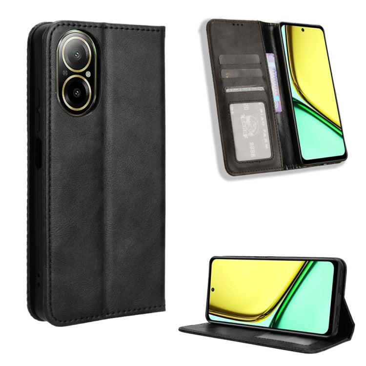 Custodia in pelle con fibbia magnetica per Realme 12 e 12X 5G