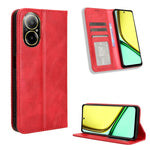 Custodia in pelle con fibbia magnetica per Realme 12 e 12X 5G