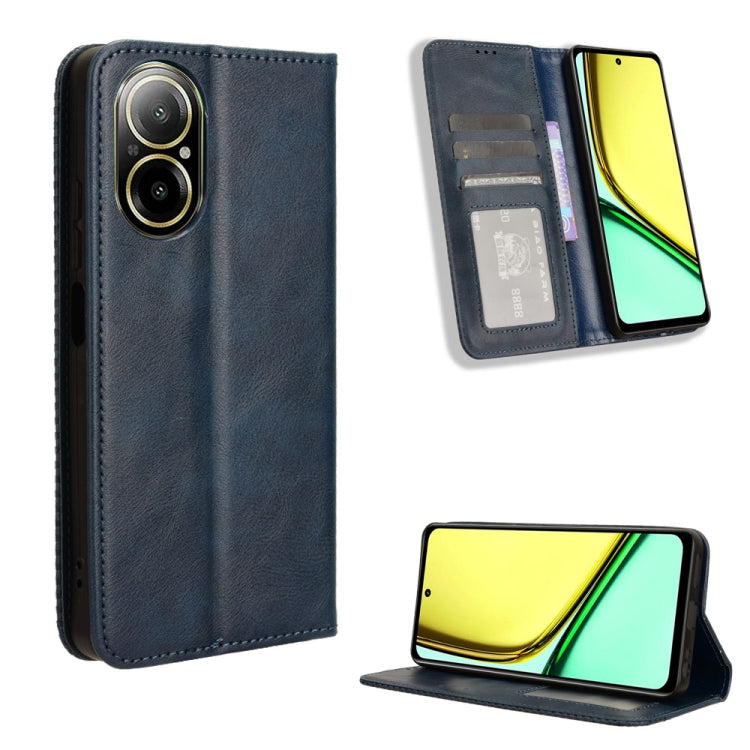 Custodia in pelle con fibbia magnetica per Realme 12 e 12X 5G