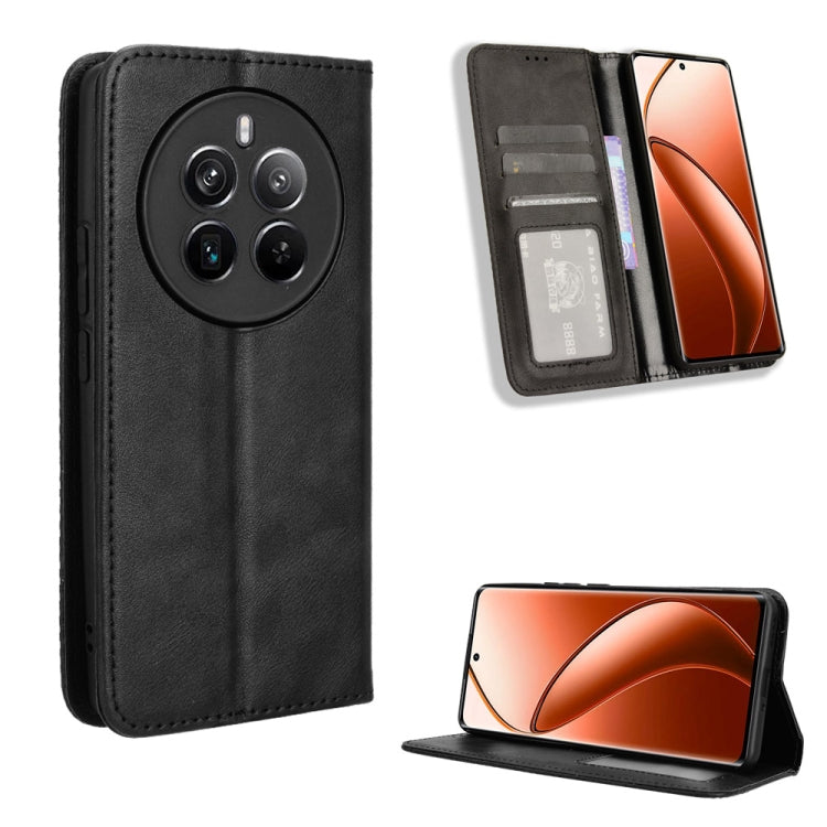 Custodia in pelle con fibbia magnetica per Realme 12 e 12X 5G