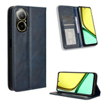 Custodia in pelle con fibbia magnetica per Realme 13+ 5G e modelli compatibili
