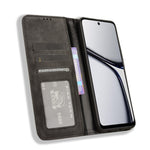 Custodia per telefono in pelle con trama retrò con fibbia magnetica, For Realme C65 4G, For Realme GT Neo5 SE